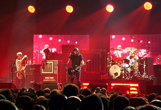 Foo Fighters performing live