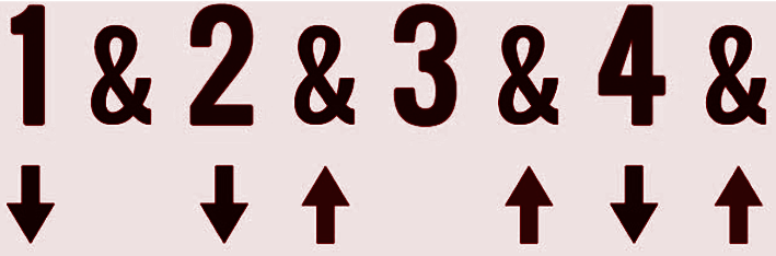 Muting an upstroke and downstroke