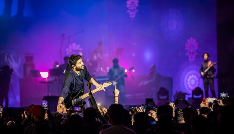 Arijit Singh's performance in Kolkata