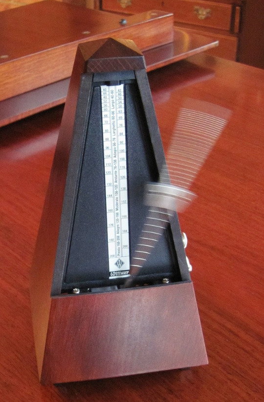 Using a metronome for timing